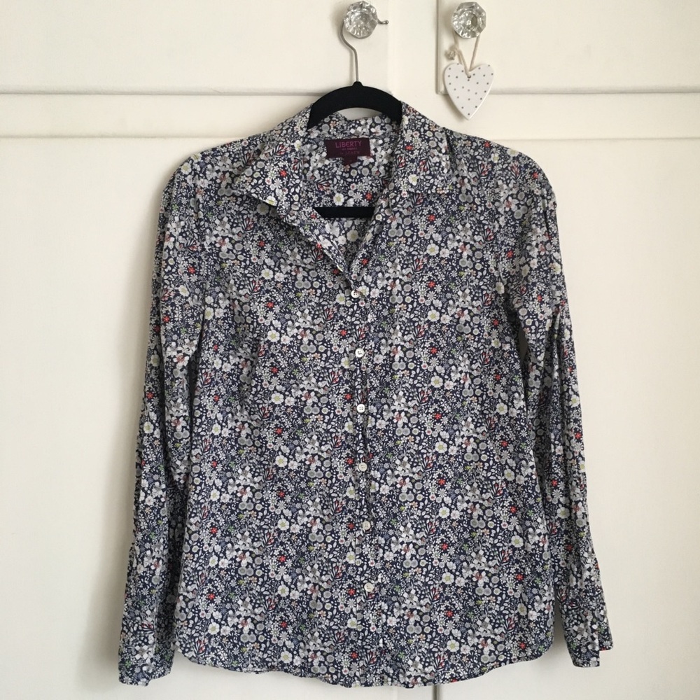 J.Crew Liberty June’s Meadow Floral Shirt Size 2